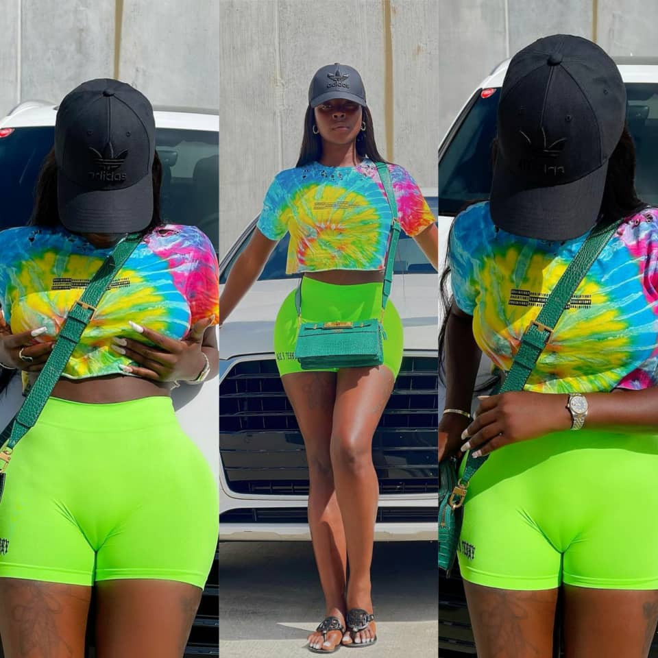 Reality TV star, Koko, responds after many people left comments on her page about her cameltoe (photos)