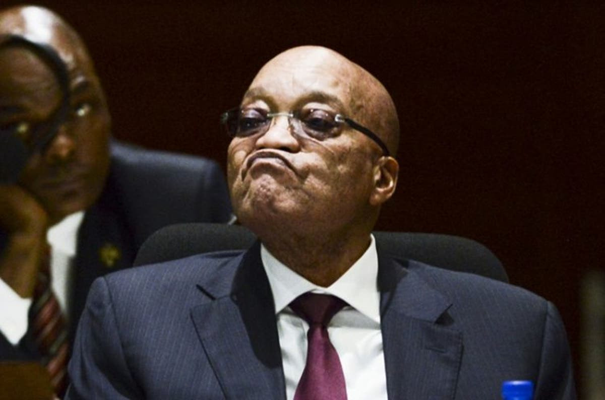 Former South African president, Jacob Zuma turns himself over to police to begin serving a 15-month prison term for contempt of court?(photos)