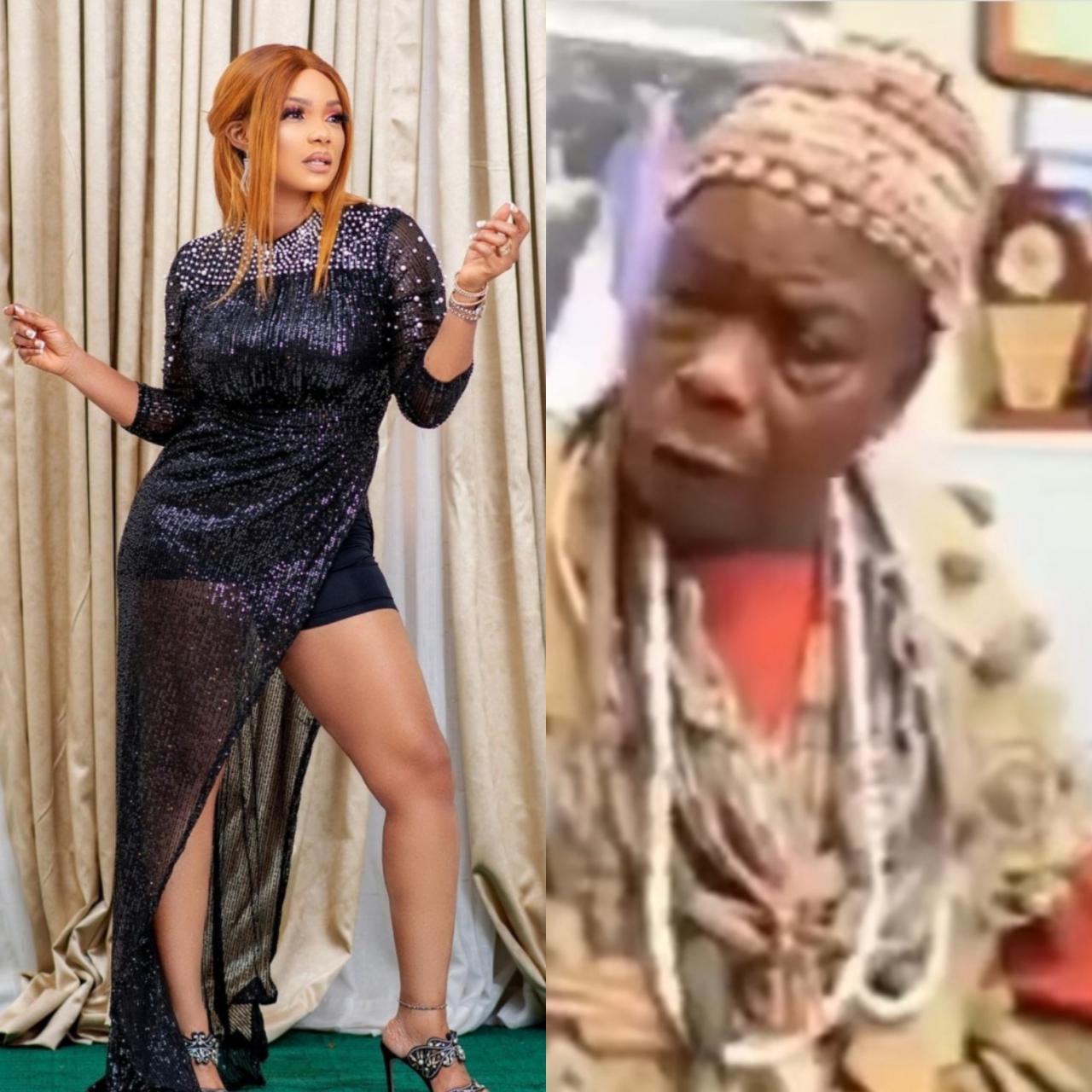 Iyabo Ojo speaks as elderly man grants interview calling her a prostitute and saying she will "suffer and die" for "tarnishing" Baba Ijesha