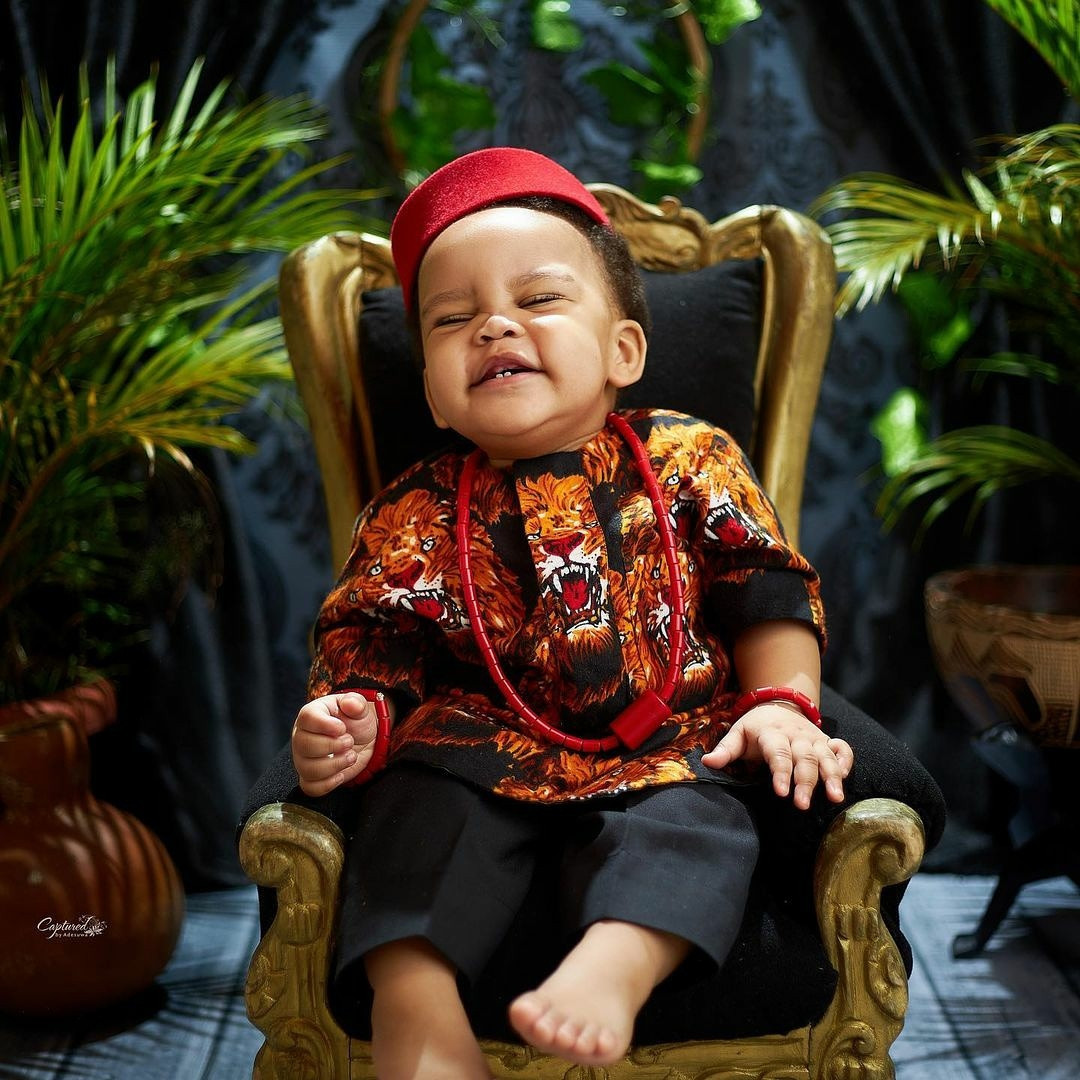 Actors, Linda Ejiofor and Ibrahim Suleiman share lovely new photos of their son as he turns one