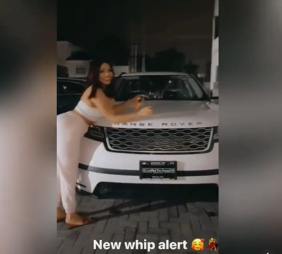 Reality TV star, Nnegi acquires new Range Rover (video)