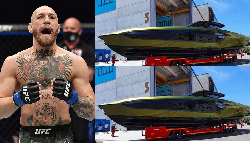 UFC star, Conor McGregor buys ?2.6m Lamborghini yacht after Dustin Poirier defeat (photo)