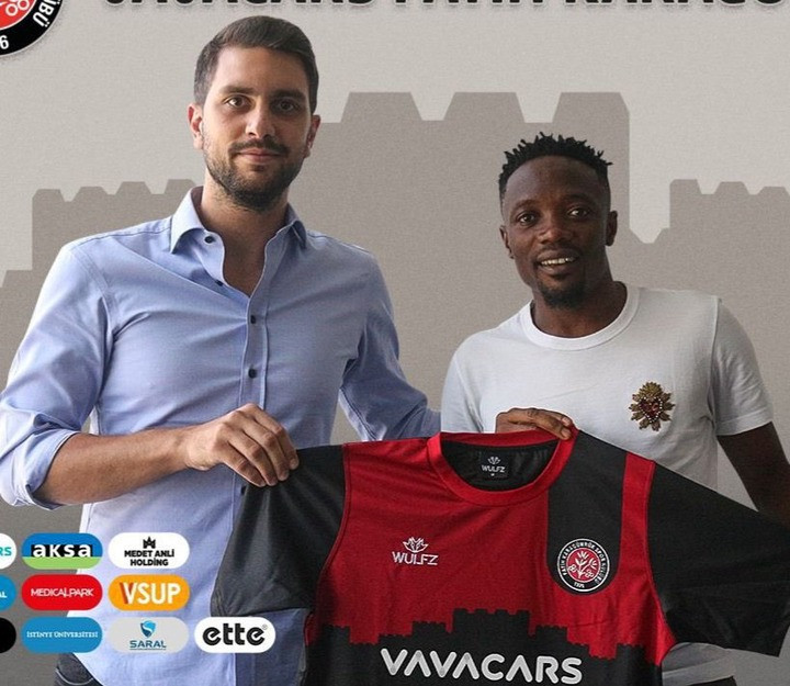 Super Eagles captain, Ahmed Musa is unveiled as new Karagumruk SK player in Turkey (photos)
