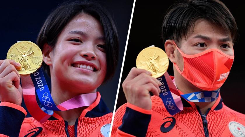 Japanese siblings make Olympic History by winning Gold on same day (photos)