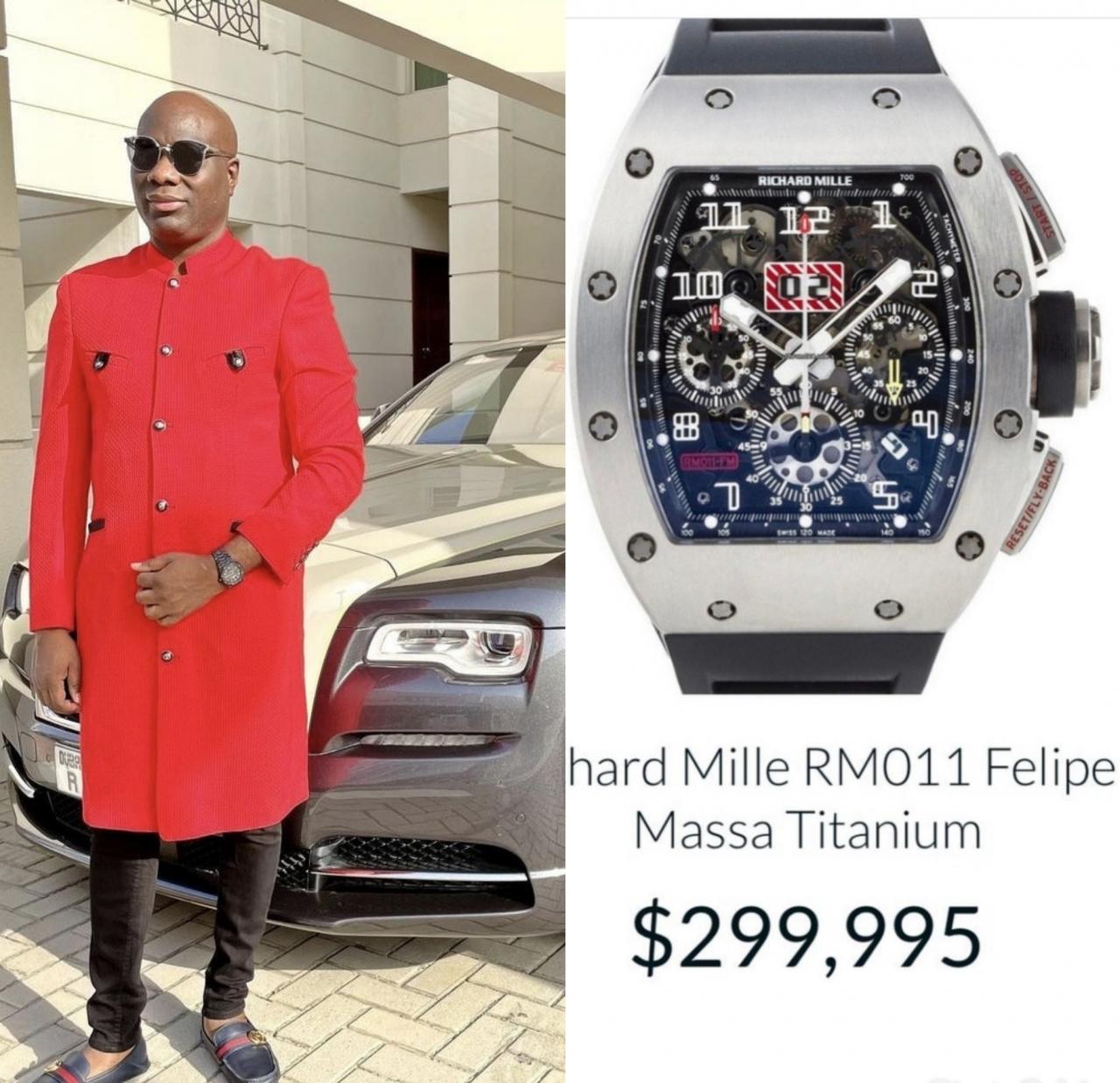 Mompha shares excitement as his Richard Mille watch increases in value