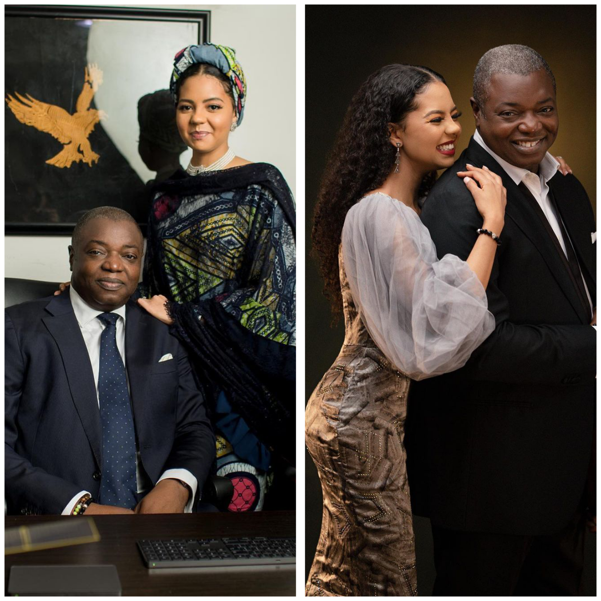 Billionaire daughter, Adama Indimi and husband, Prince Malik Ado-Ibrahim celebrate one year anniversary 