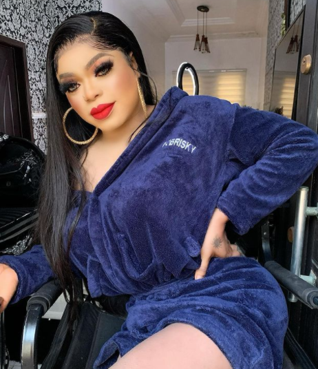 Bobrisky declares himself the biggest girl in Nigeria as he shows off sack of Naira notes (video)