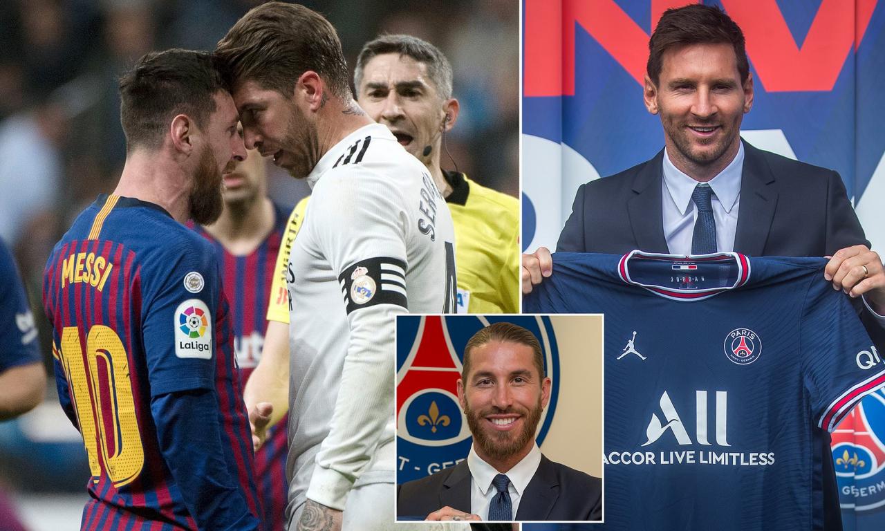  Sergio Ramos invites PSG signing Lionel Messi and family to stay at his new Paris home