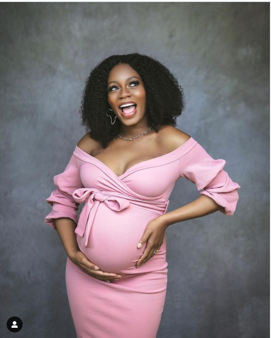  "It is such an honour to grow life inside of you" - BBNaija star, Khafi pens lovely note to her unborn child as she showcases her baby bump