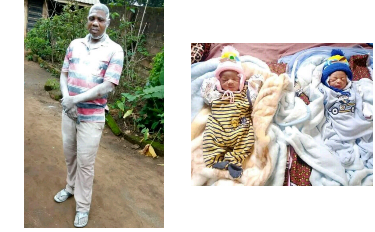 Nigerian pastor and his wife welcome twins after 13 years of marriage 