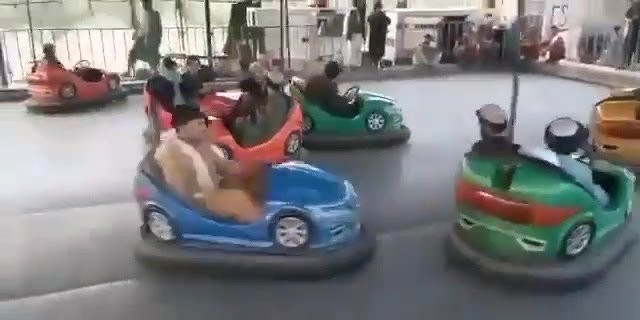 Armed Taliban fighters ride dodgems in amusement park as they enjoy spoils of war after taking over Afghanistan (Photos/video)    