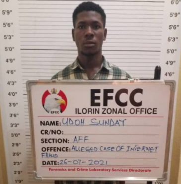 20-year-old who defrauded American of $500 on Facebook jailed for one year in Kwara
