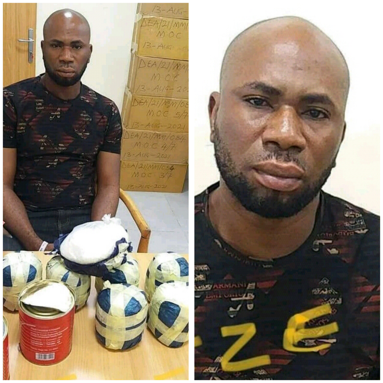 Drug dealer arrested as NDLEA intercepts 4.15 kilograms of meth concealed in tins of tomato at Lagos airport 