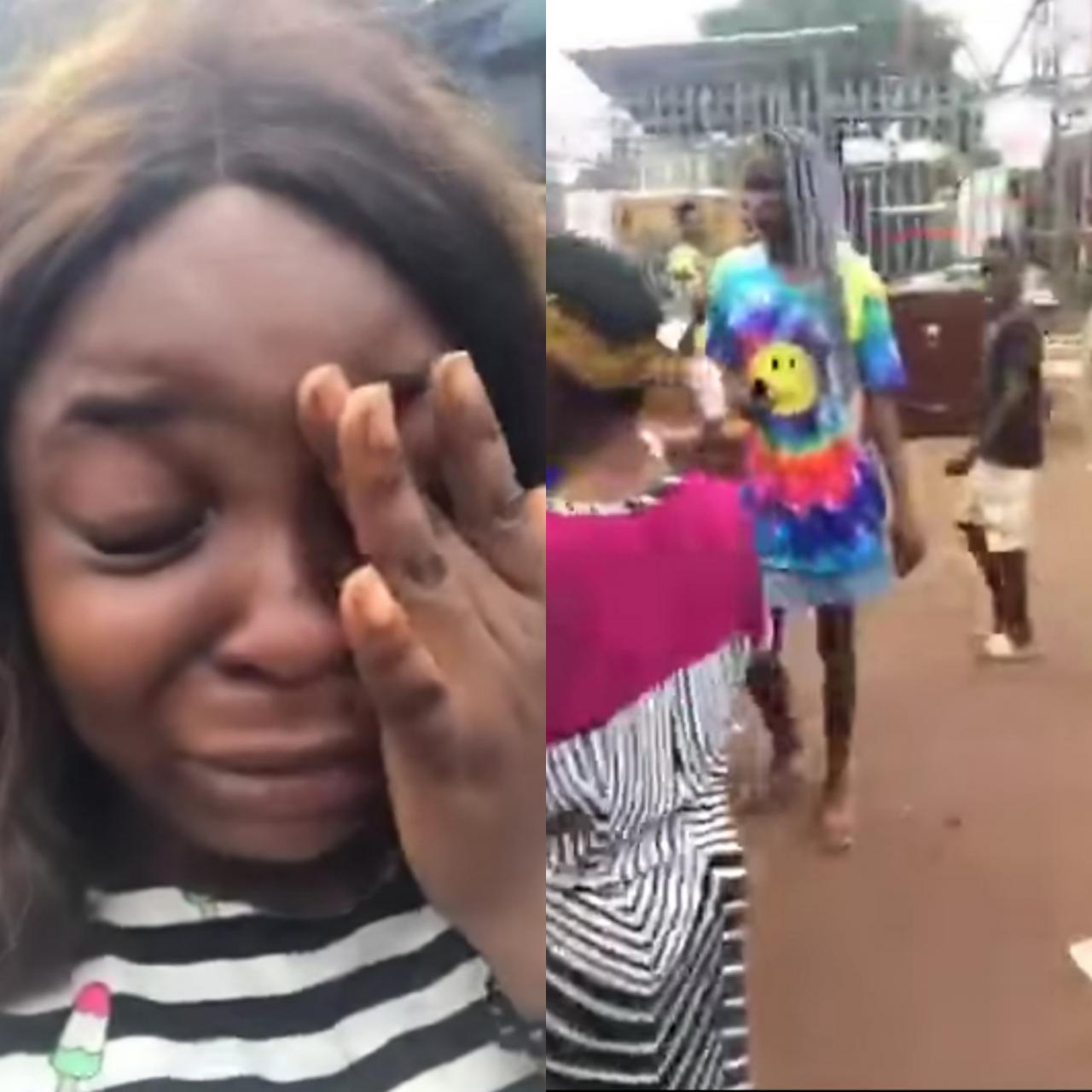 Woman in tears as her uncle allegedly throws her, her widowed mother, and her siblings out of their father