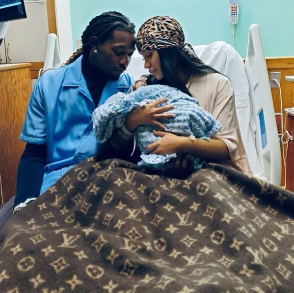 Cardi B and husband Offset welcome their second child, a baby boy?