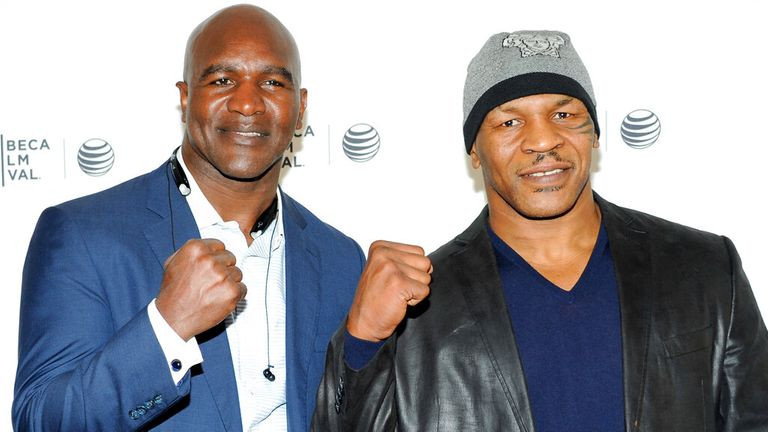  Boxing legend Mike Tyson accused of being "scared" to fight rival Evander Holyfield