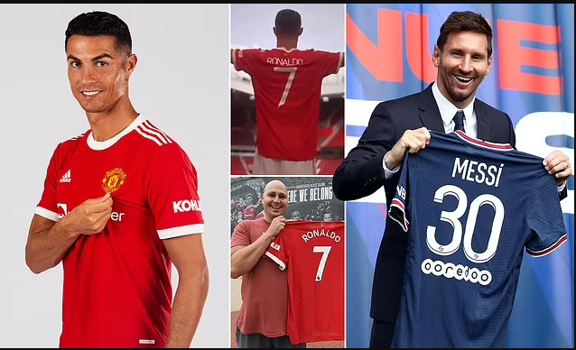 Cristiano Ronaldo beats Lionel Messi in shirt-sale stakes as Man United