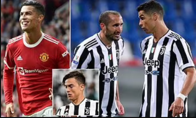 Giorgio Chiellini aims dig at Cristiano Ronaldo as he claims Paulo Dybala was forced to 