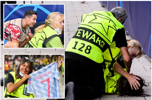  When I saw him, my headache was gone  - Female steward hit by Cristiano Ronaldo