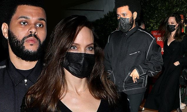 Angelina Jolie and The Weeknd fuel dating rumors again as they step out for dinner in LA