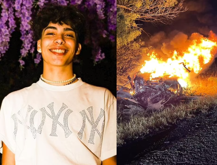 TikTok star Gabriel Salazar and three others die in fiery car crash after police chase