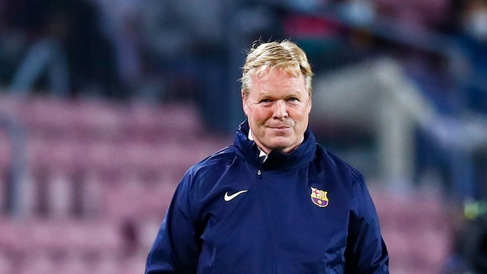 Ronald Koeman read from a prepared statement during Wednesday's news conference