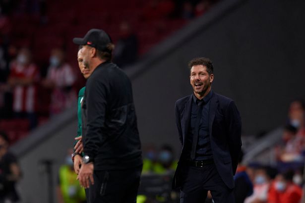 Diego Simeone and Jurgen Klopp did not shake hands after the game