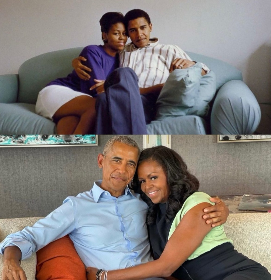 Barack and Michelle Obama declare their love for each other as they mark 29th wedding anniversary