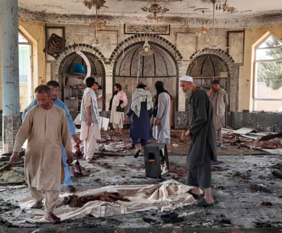 Bomb kills at least 50 at Shiite mosque in Afghanistan