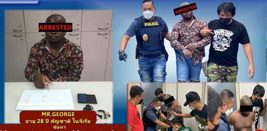 28-year-old Nigerian man arrested for selling drugs in Thailand