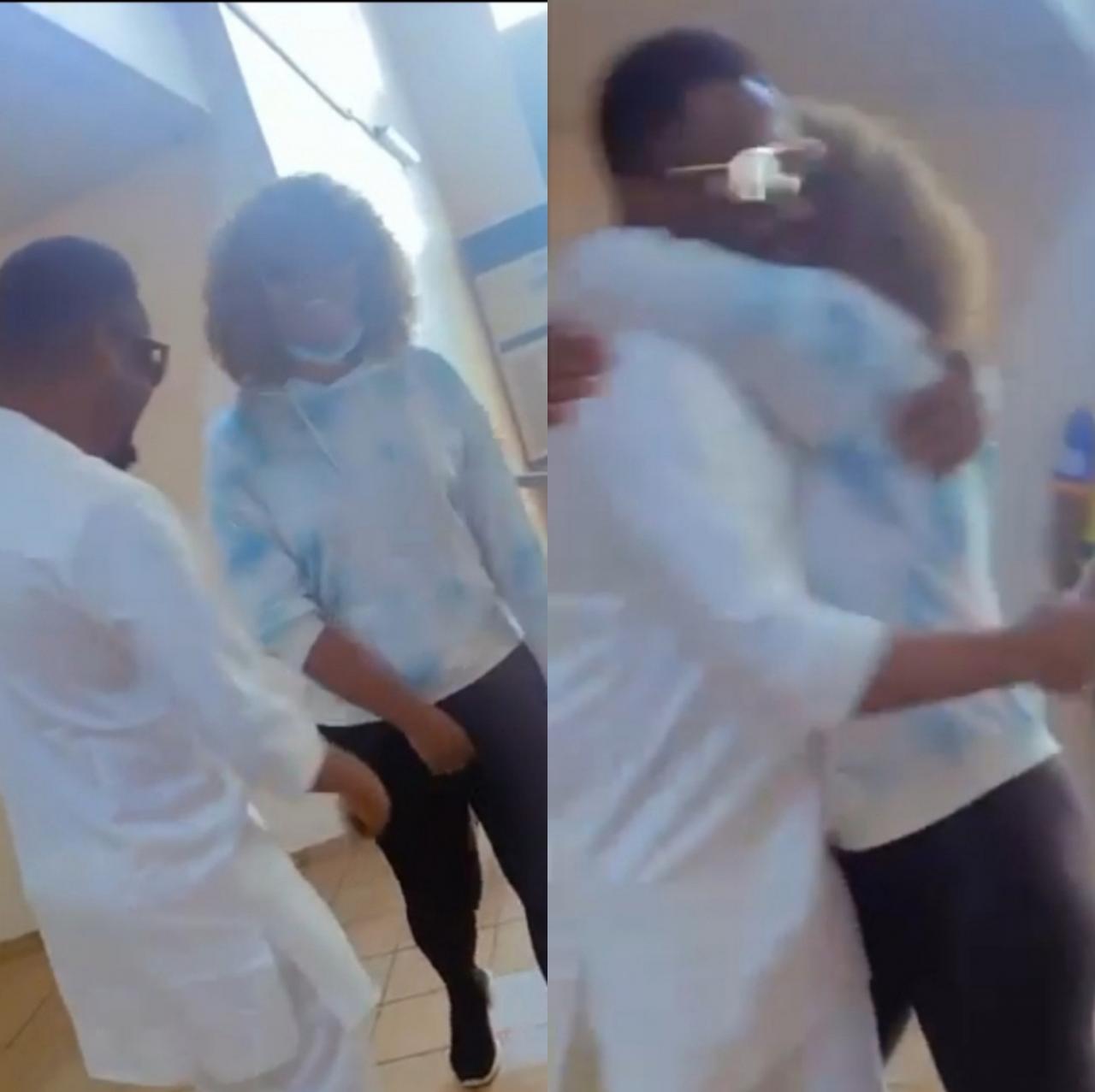 Zubby Michael and Chizzy Alichi hug and make up weeks after publicly calling each other out (video)