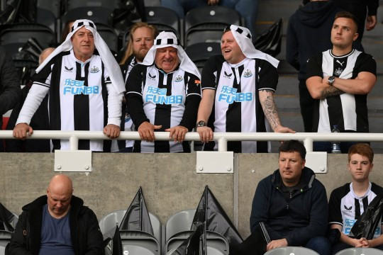 Newcastle United ask fans to stop wearing traditional Arabic clothing to games after the club
