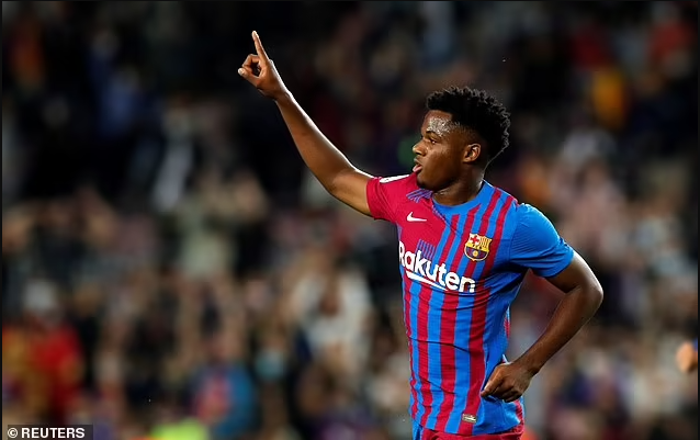 Barcelona starlet Ansu Fati signs a new 6-year deal with a ?1billion buy-out clause amid fears he could be lured by rivals next summer 