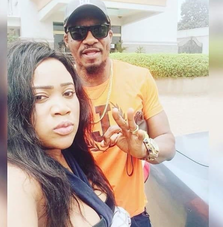 Me and my manfriend - Actress Esther Nwachukwu captions photo of herself and Junior Pope weeks after accusing the married actor of sleeping with her