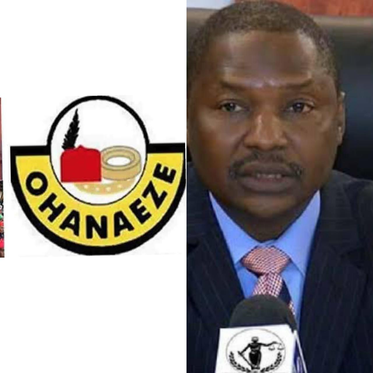 Stop pitting Yoruba against Igbo - Ohanaeze tells AG Malami after he claimed IPOB carried out attack on Oba Akiolu during EndSARS protests
