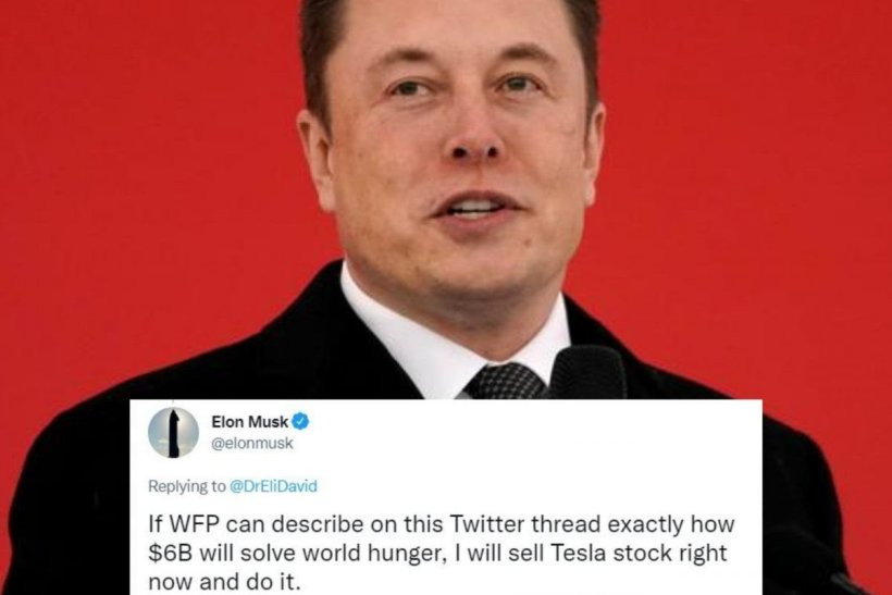 Elon Musk vows to immediately contribute b to help world hunger if the UN can prove how it can be done