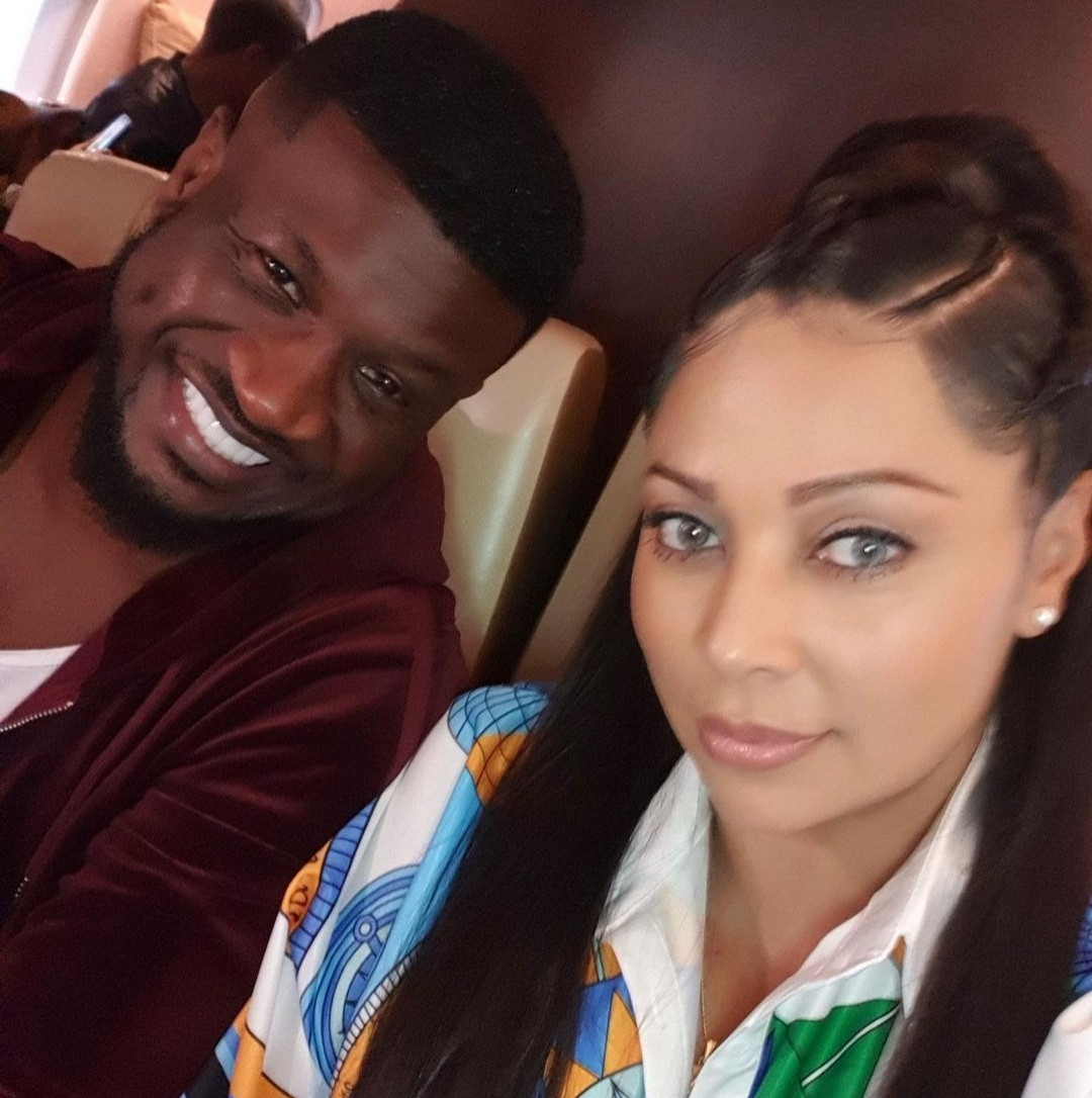 "Thanks for knowing your wife is always right.  Na man you be." Lola Omotayo-Okoye jokes as she celebrates wedding anniversary with Peter Okoye