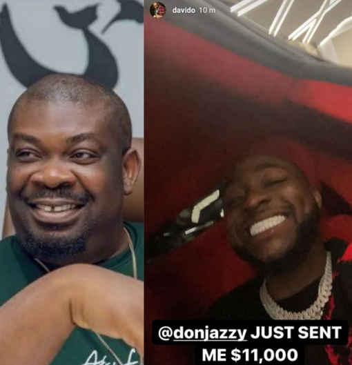 Donjazzy gifts Davido ,000 (about N6million)