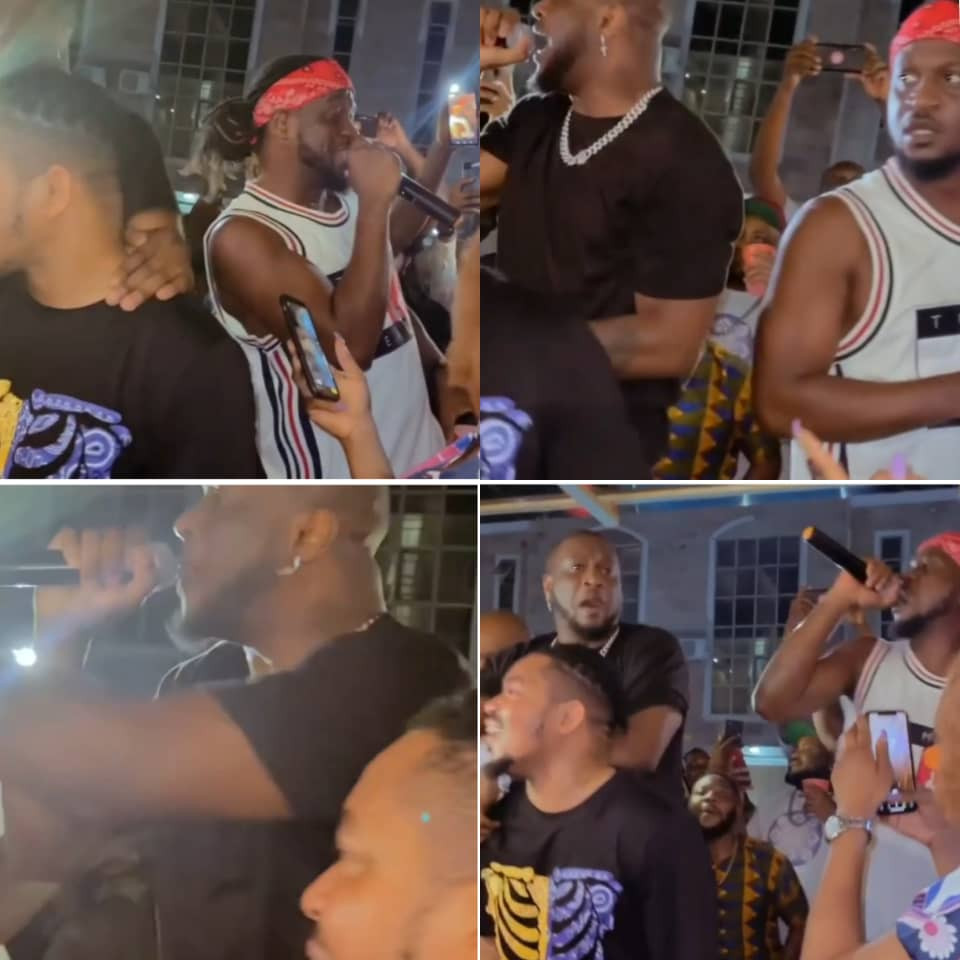 Peter and Paul Okoye treat guests to their hit songs as they celebrate their birthday (videos)