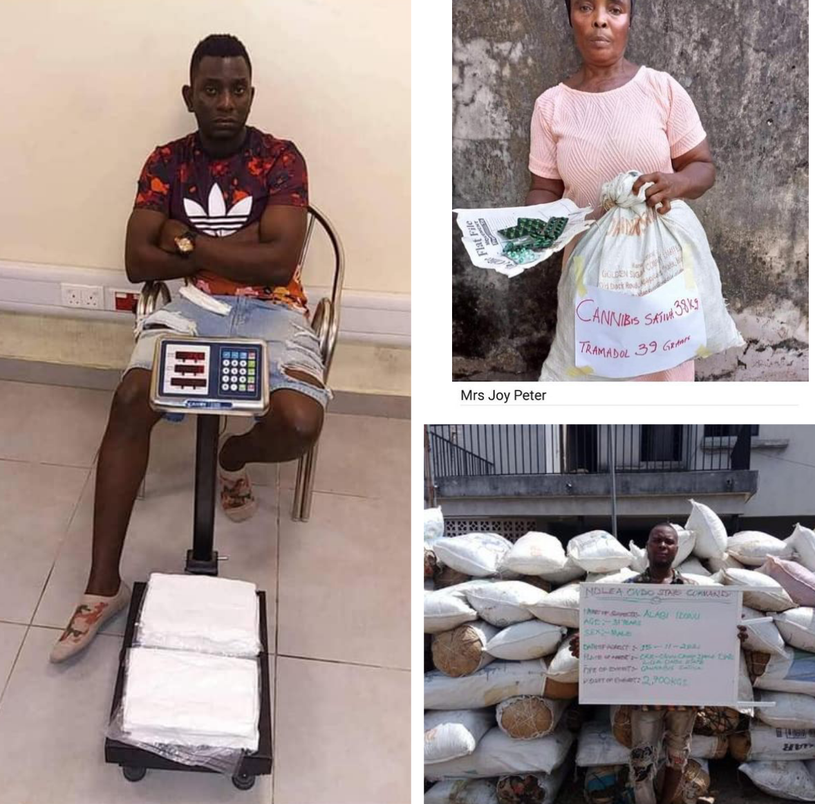 Brazil-based drug dealer behind cocaine hidden in Lagos airport toilet arrested as NDLEA recovers 6,043.857kg narcotics from fake security agent