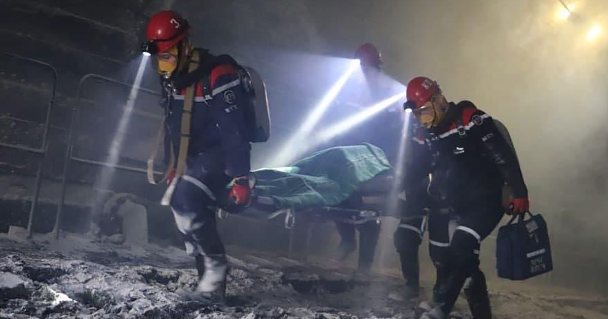 Explosion leaves up to 75 coal miners trapped underground in Russia