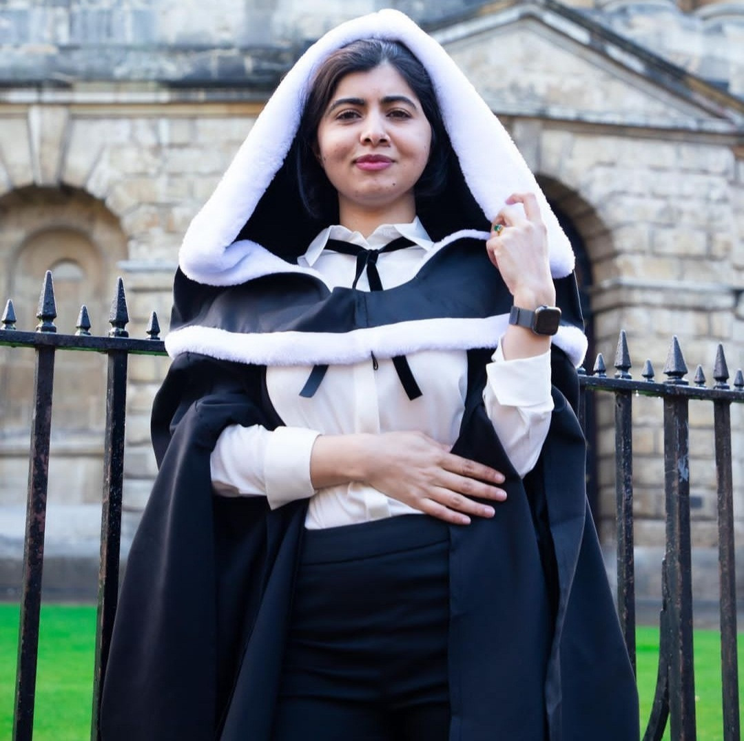 Malala Yousafzai celebrates graduation from Oxford University 9 years after being shot by the Taliban