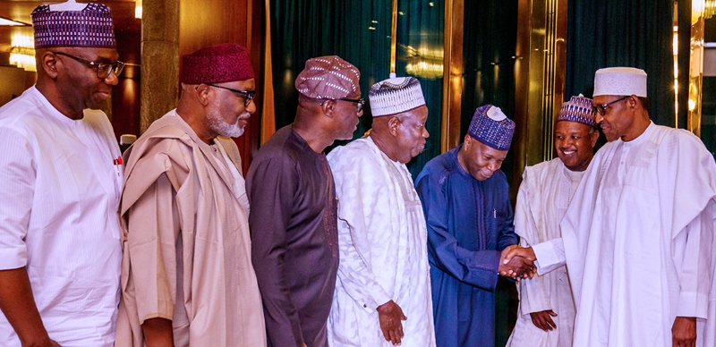 Buhari meets govs.fw