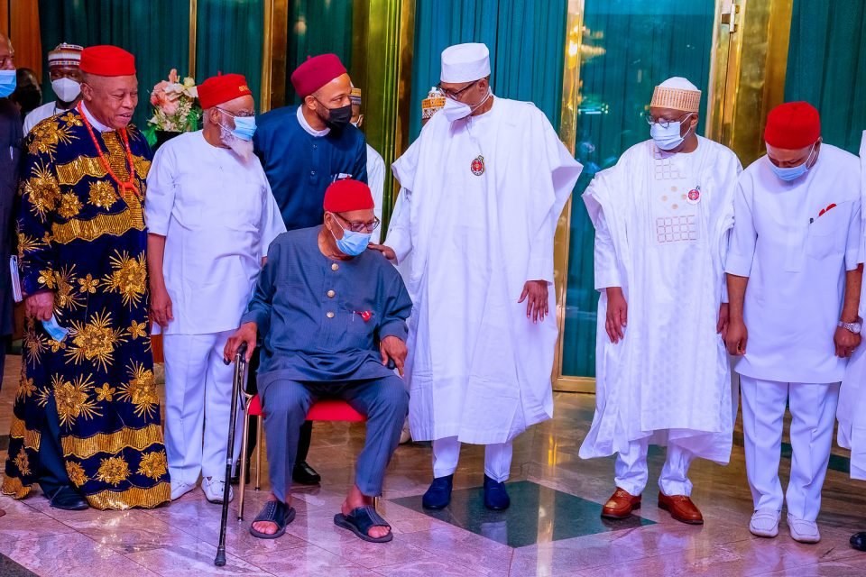 Buhari with Igbo leaders