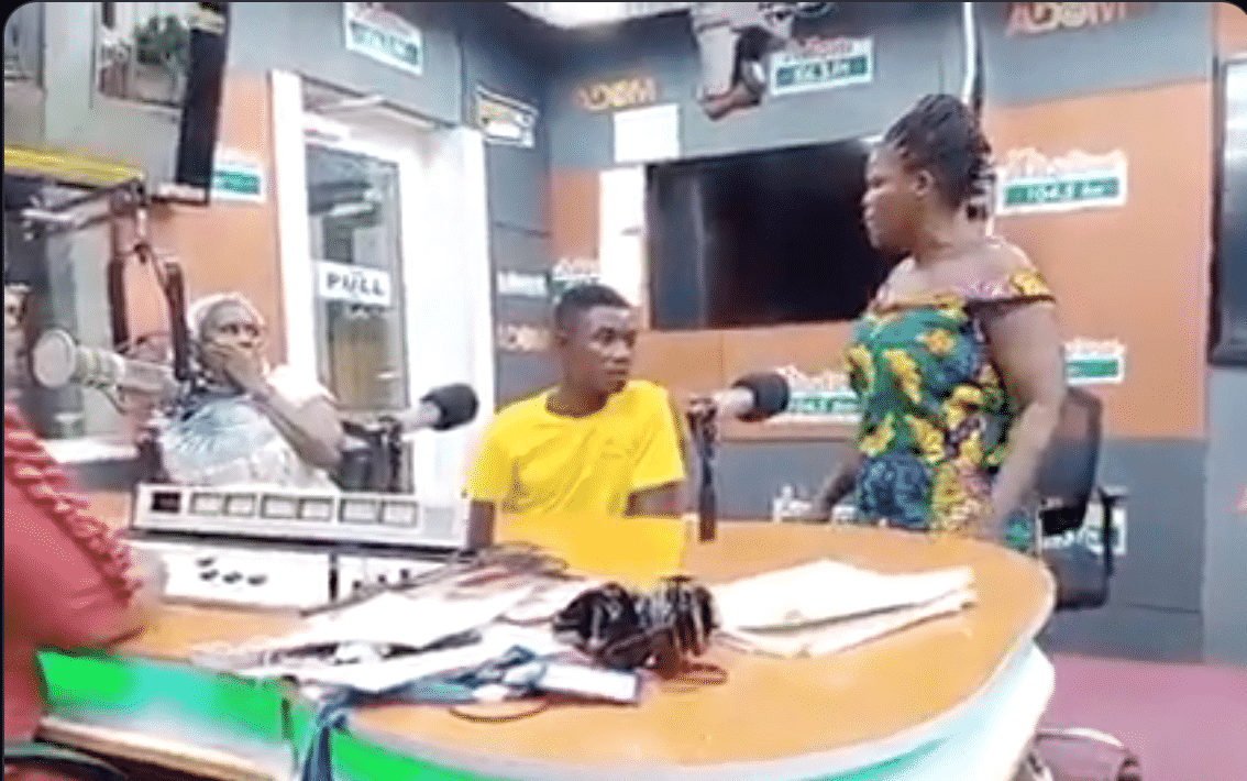 Wife slaps husband during live radio show for accusing her of keeping faeces and urine in their room (video)