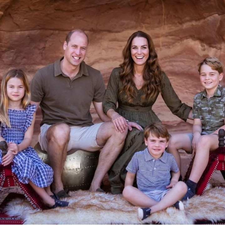 Prince William and Kate Middleton release 2021 Christmas family photo