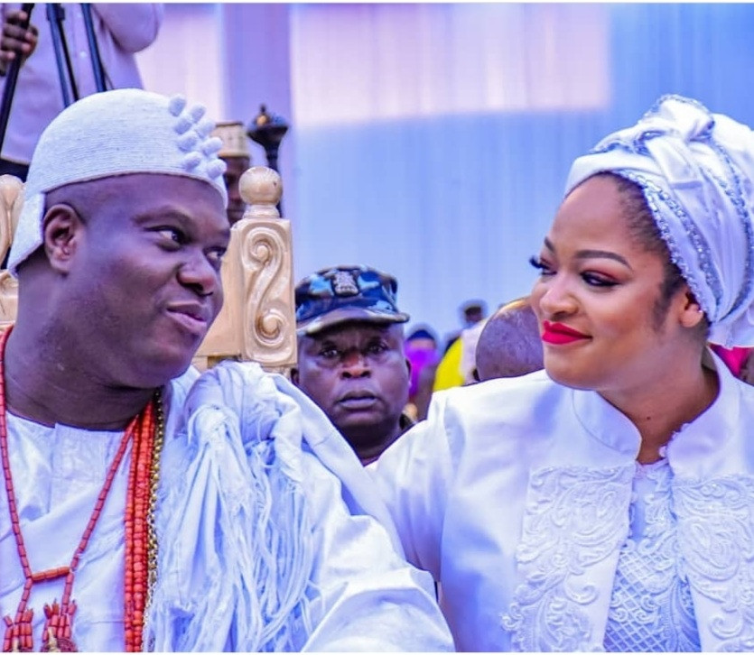 2nd divorce within 4 years - Nigerians react as Queen Naomi announces her marriage to Ooni of Ife is over