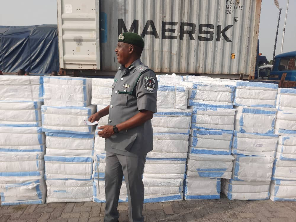 Customs intercepts tramadol valued at N1.4bn hidden in diapers