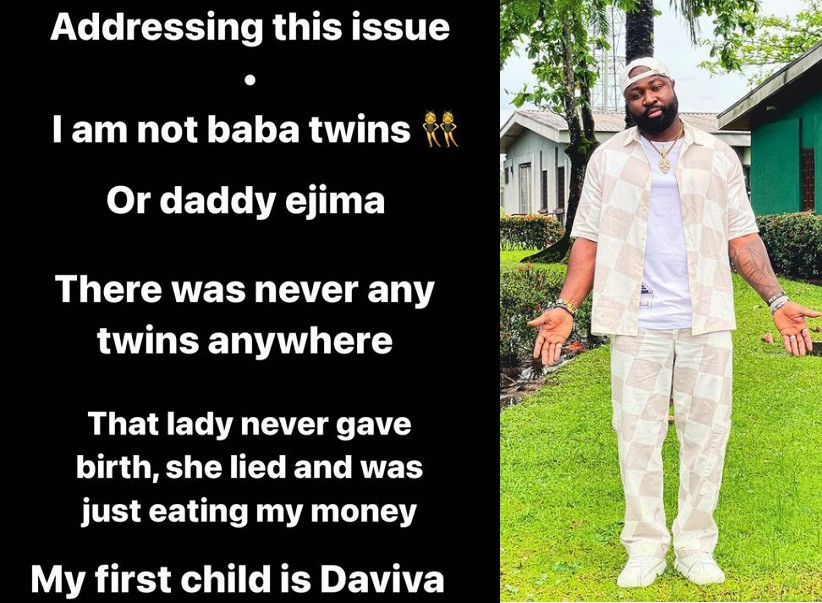 My ex-girlfriend never gave birth to twins, she lied to me and was just extorting me  - Singer Harrysong