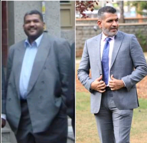Kenyan politician flaunts his amazing body transformation after weight loss